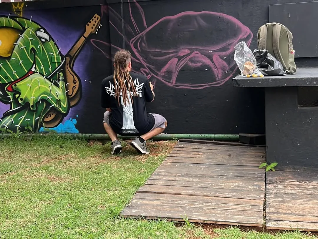 Binho Ribeiro leva o "Graffiti Garden" ao topo da Galeria do Rock — foto 5